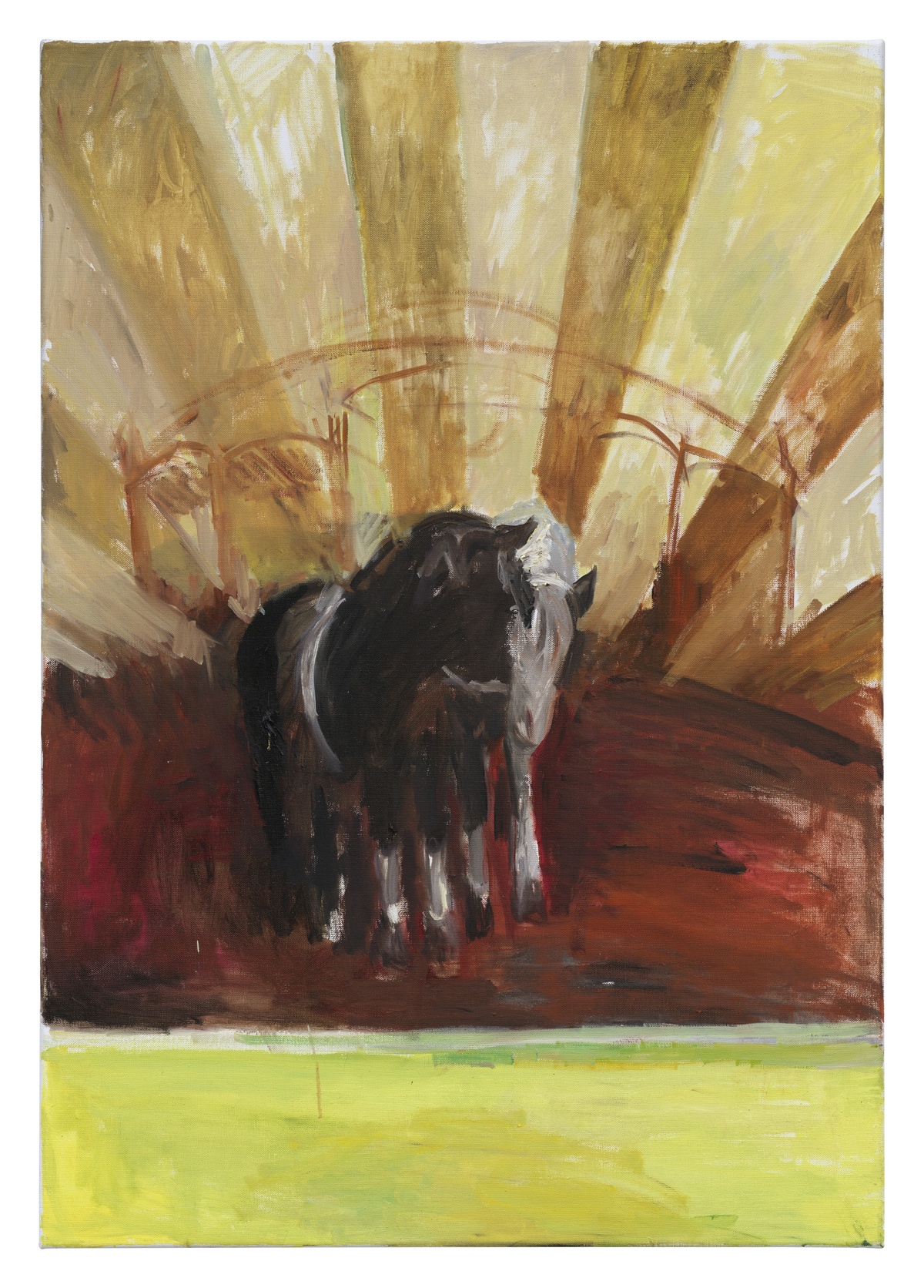 Sarasanis Pferd, 2024Oil on canvas, 100 x 70 cm
