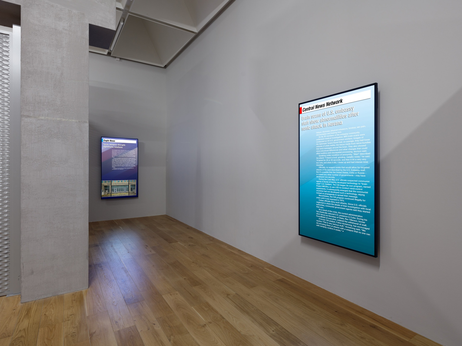 Installation view, Sung Tieu, In Cold Print, Nottingham Contemporary, Nottingham, 08 February - 31 August 2020