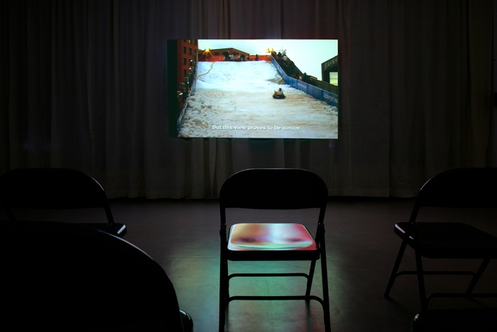 Laura Horelli: I have been considering making a video about a ski resort in Northern Finland and showing it in a gallery in Berlin. March 17 – April 21, 2007