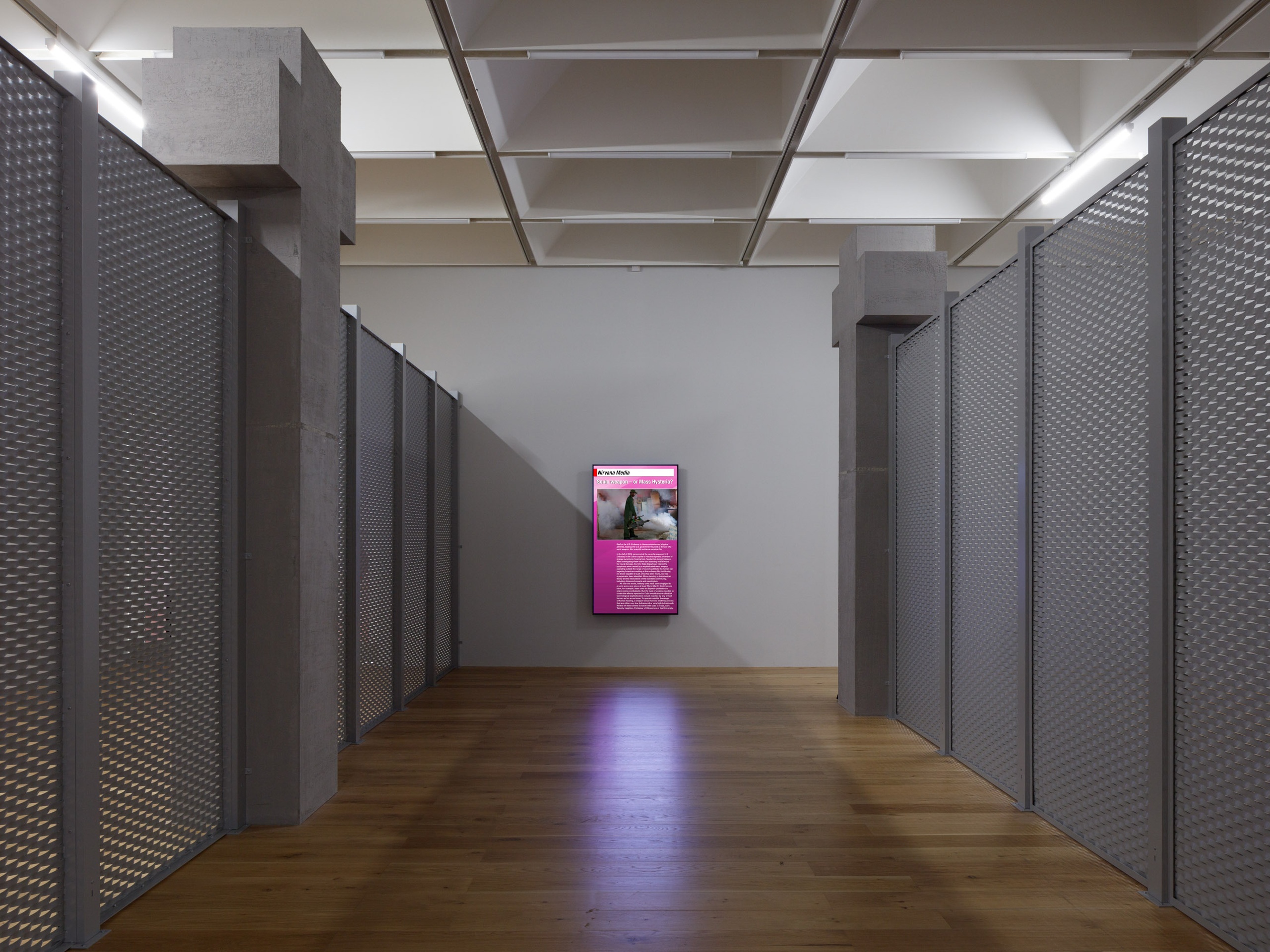 Installation view, Sung Tieu, In Cold Print, Nottingham Contemporary, Nottingham, 08 February - 31 August 2020