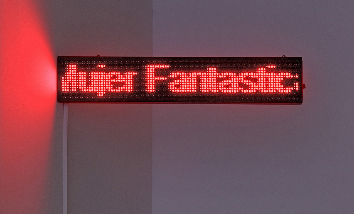 LED Theater display for Una Mujer Fántastica (A Fantastic Woman), 2018LED lightbox19 x 199 x 5 cm