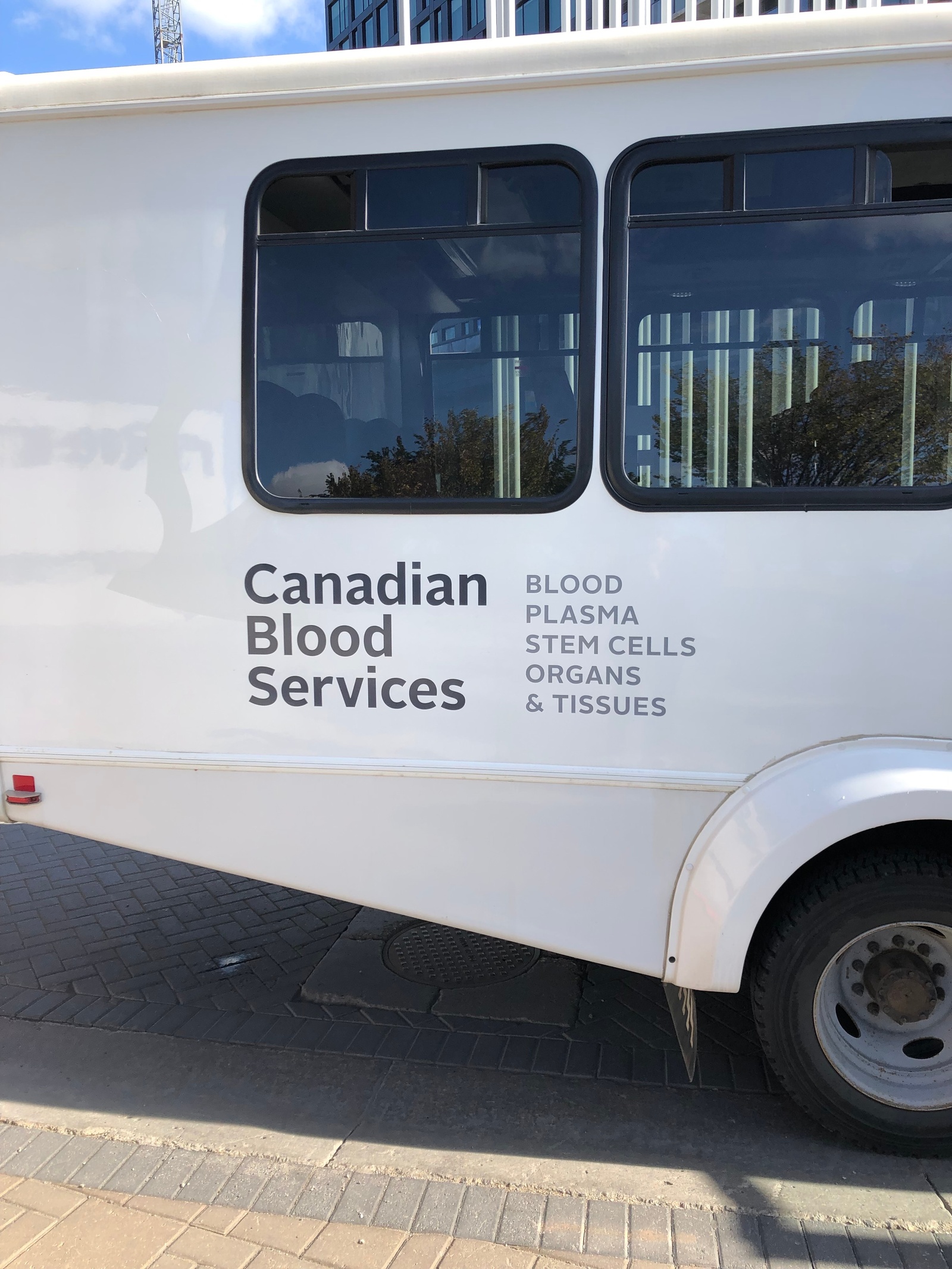 Canadian Blood Services (Blood Donation Transportation), 2019. Partnership with Canadian Blood Services