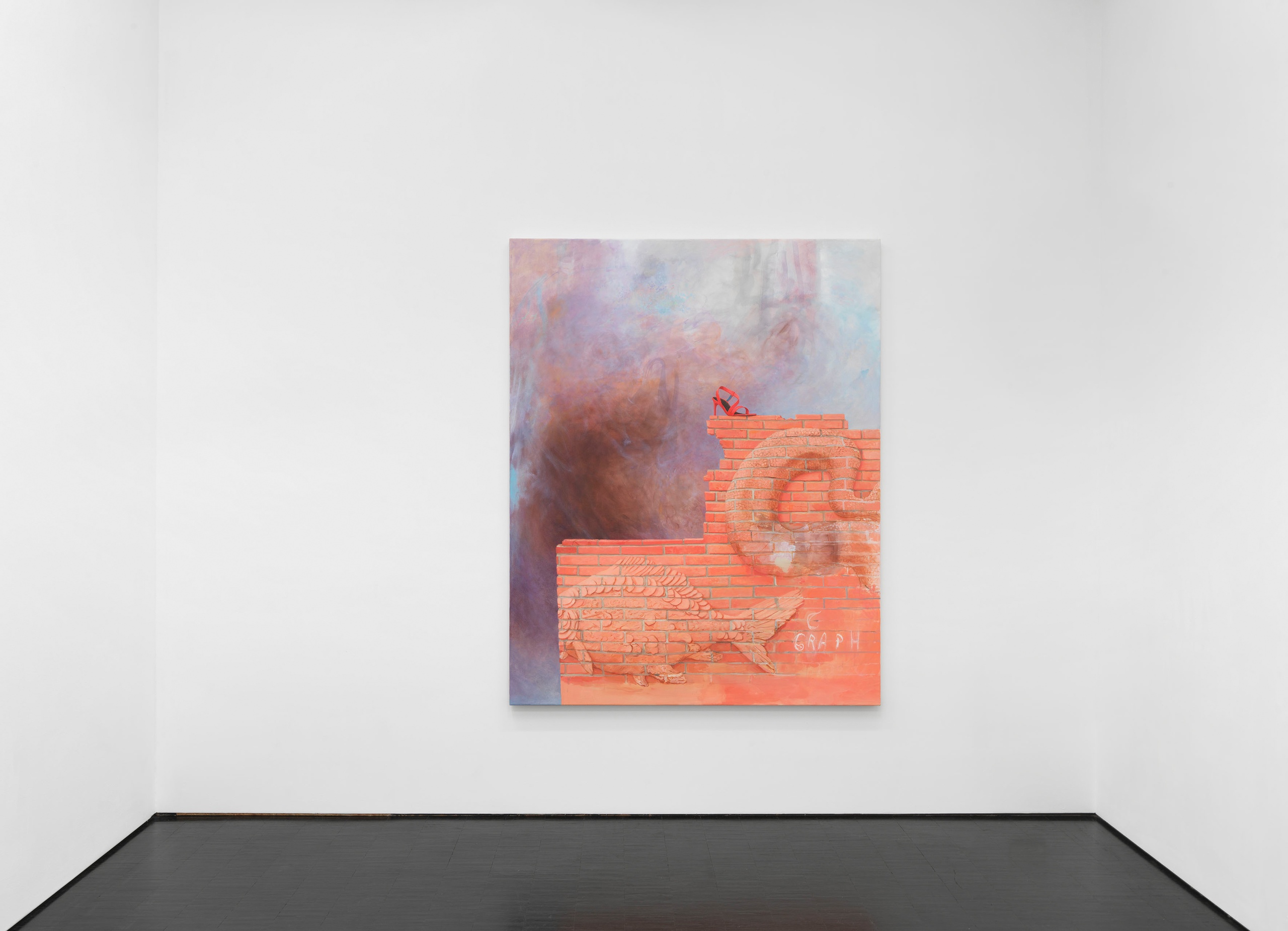 Monika Baergraph, 2022oil on canvas190 x 150 cm | 74 3/4 x 59 in