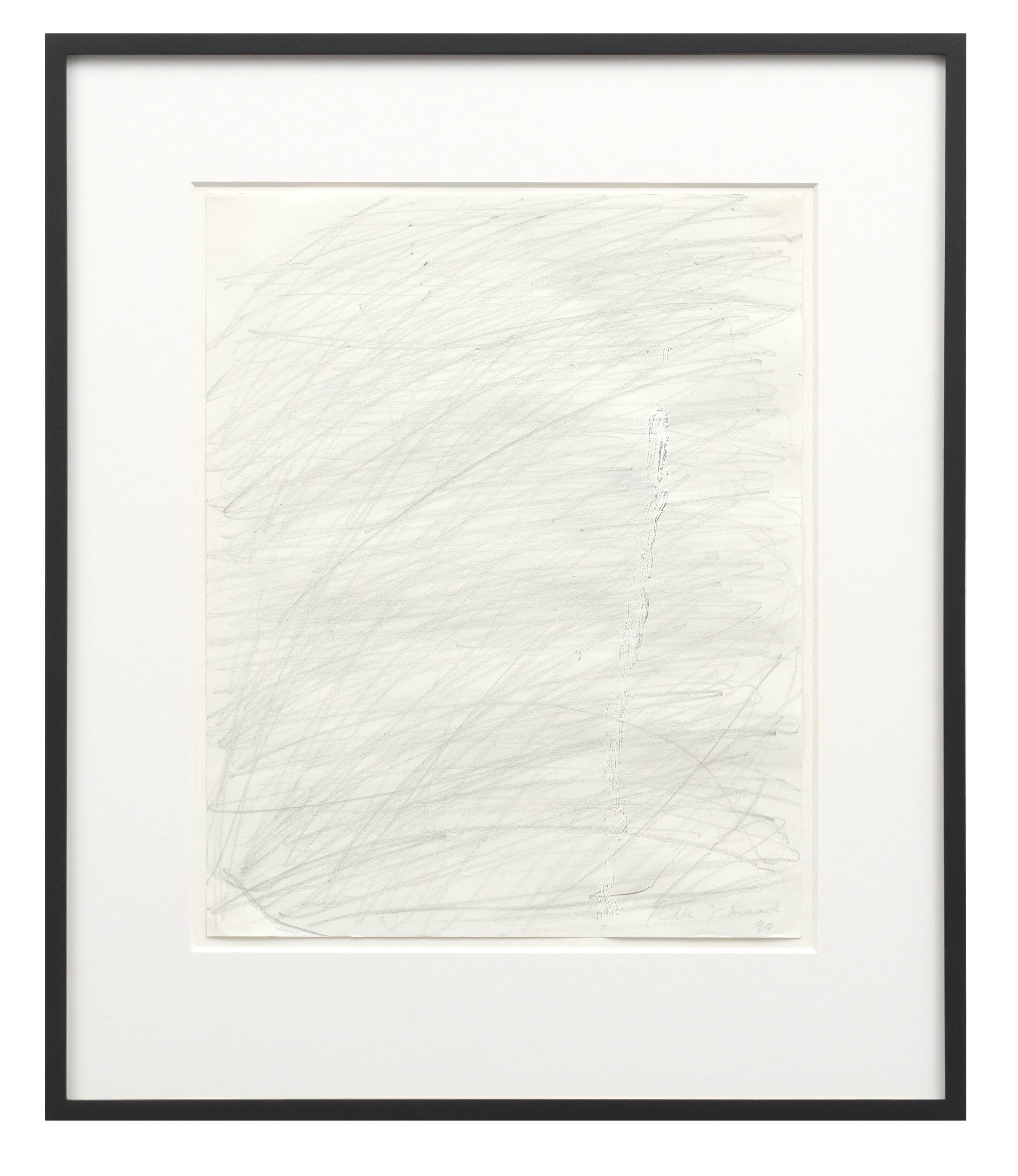 Raoul De KeyserMarch 7, 1990, 1990pencil and gesso on paper27.5 x 34 cm | 10 3/4 x 13 1/2 in