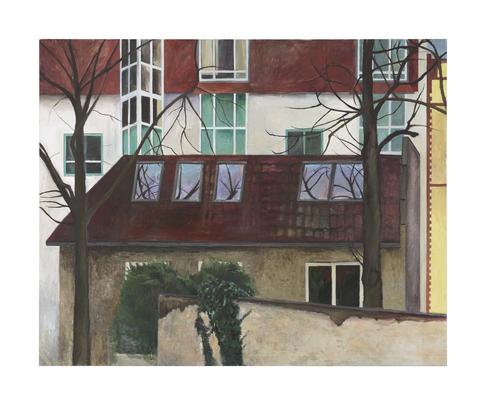 Atelier Aussicht vorne, 2023 Oil on canvas, 160 x 200 cm